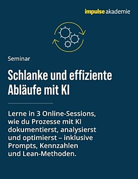 Online-Seminar Prozessoptimierung mit KI