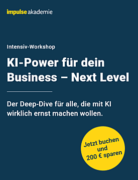 Intensiv-Workshop "KI-Power für dein Business- Next Level" - Frühjahr 2026_Frühbucher