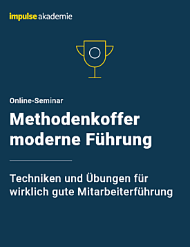 Online-Seminar Methodenkoffer moderner Führung