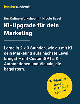 Online-Workshop "KI-Upgrade für dein Marketing" Herbst 2025