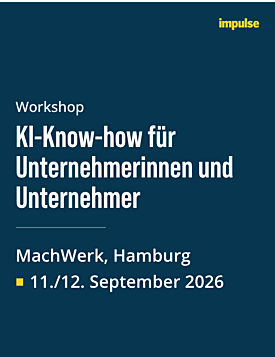 Unternehmer-Workshop „KI-Know-how für Unternehmerinnen und Unternehmer" am 11./12.09.2026