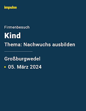 KIND in Großburgwedel bei Hannover am Dienstag, 5. März 2024