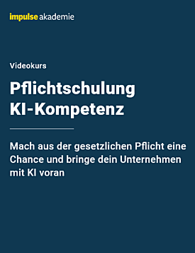 Video-Kurs Pflichtschulung KI-Kompetenz 2025