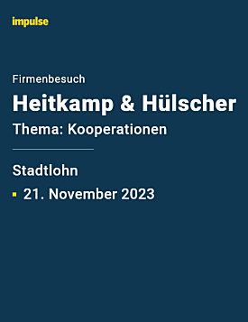 Firmenbesuch bei Heitkamp & Hülscher am Dienstag, 21. November 2023