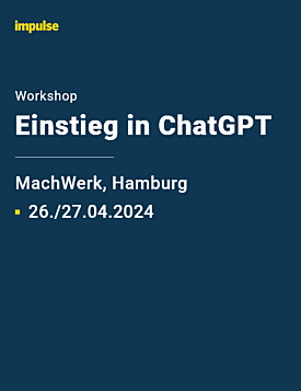 Unternehmer-Workshop „ChatGPT für Unternehmerinnen und Unternehmer" am 20./21.09.2024