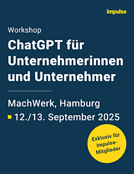 Unternehmer-Workshop „ChatGPT für Unternehmerinnen und Unternehmer" am 12./13.9.2025