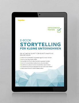 impulse E-Book: "Storytelling für kleine Unternehmen"